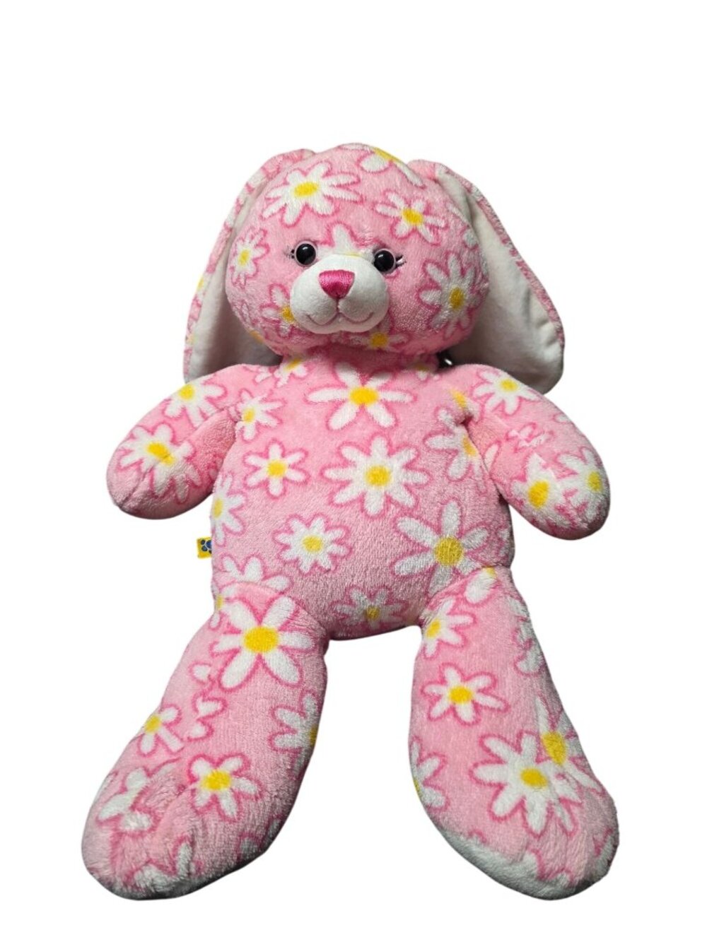 Build-A-Bear Workshop BAB Pink Flower Fun Daisy Bunny Plush